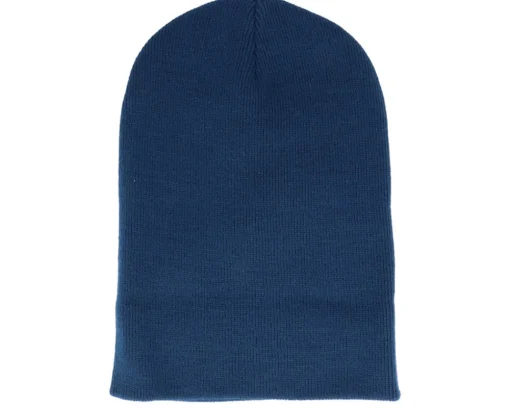 Blank Beanies-Beechfield Petrol Long Blank Beanie -