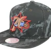 Best Mitchell & Ness Philadelphia 76ers Down For All Snapback - Black