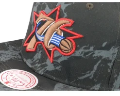Best Mitchell & Ness Philadelphia 76ers Down For All Snapback - Black