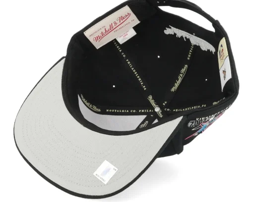 Snapback-Mitchell & Ness Philadelphia 76ers Neon Tropical Hwc Snapback - Black