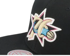 Snapback-Mitchell & Ness Philadelphia 76ers Neon Tropical Hwc Snapback - Black