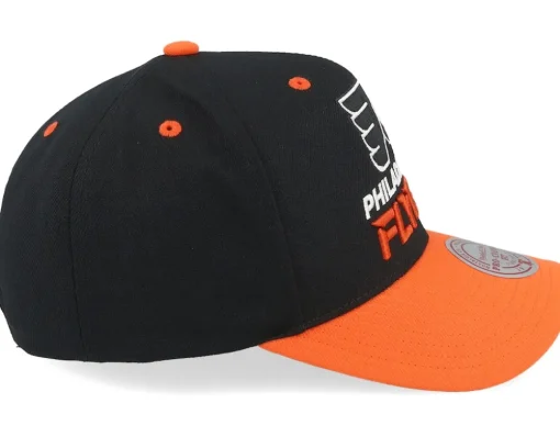 Adjustable-Mitchell & Ness Philadelphia Flyers All In 2.0 Pro /Orange Adjustable - Black