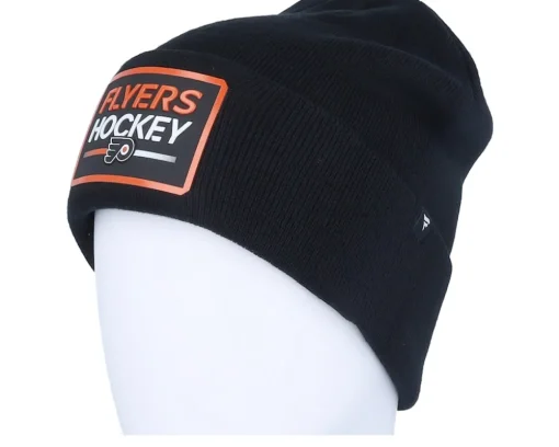 Cuff Beanies-Fanatics Philadelphia Flyers Authentic Pro Prime Beanie Athletic Cuff - Black