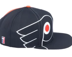 Snapback-Twins Enterprise Philadelphia Flyers Big Logo NHL Vintage Black/Orange Snapback -