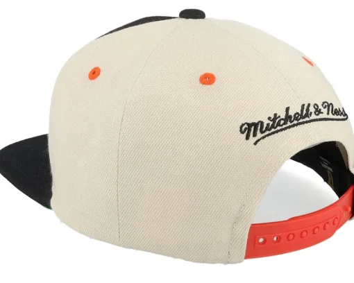 Best Mitchell & Ness Philadelphia Flyers Pop Panel Off White/Black Snapback - Beige, Black