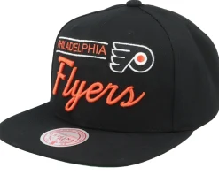 Clearance Mitchell & Ness Philadelphia Flyers Retro Lock Up Snapback - Black