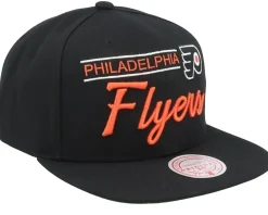 Clearance Mitchell & Ness Philadelphia Flyers Retro Lock Up Snapback - Black