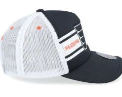 Trucker-Mitchell & Ness Philadelphia Flyers Sideline Vintage /White A-frame Trucker - Black