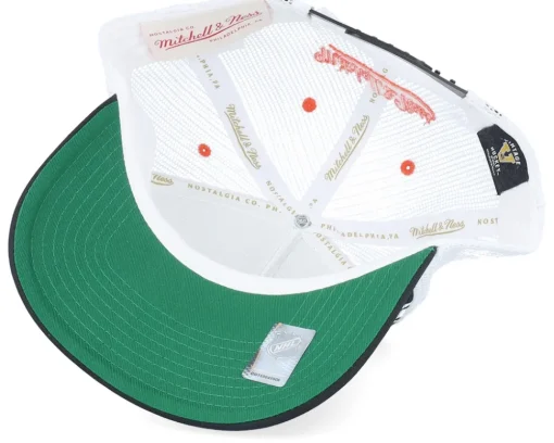 Trucker-Mitchell & Ness Philadelphia Flyers Sideline Vintage /White A-frame Trucker - Black