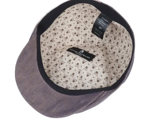 Flat Caps-Mayser Philipp Sevilla Brown Flat Cap -
