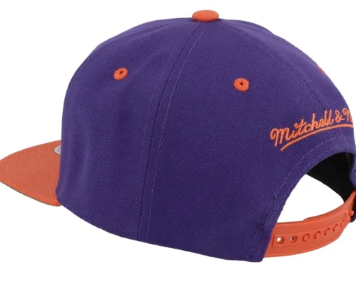 Snapback-Mitchell & Ness Phoenix Suns Monument Purple/Orange Snapback -