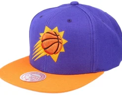 Sale Mitchell & Ness Phoenix Suns Team 2 Tone 2.0 /Orange Snapback - Purple