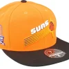 Fitted-Mitchell & Ness Phoenix Suns Team Side 1 Orange/Black Fitted -