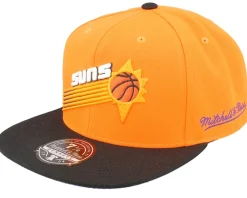 Fitted-Mitchell & Ness Phoenix Suns Team Side 1 Orange/Black Fitted -