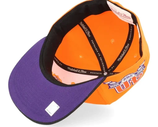 Fitted-Mitchell & Ness Phoenix Suns Team Side 1 Orange/Black Fitted -