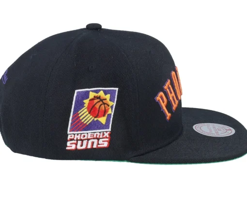 Snapback-Mitchell & Ness Phoenix Suns Triple Play Snapback - Black