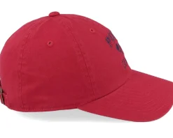 Dad Cap-American Needle Pickle Ball Ballpark Red Dad Cap -