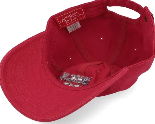 Dad Cap-American Needle Pickle Ball Ballpark Red Dad Cap -