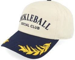 Best American Needle Pickle Ball Club Captain Ivory/Navy A-Frame Adjustable -