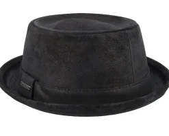 Best Stetson Pig Skin Black Pork Pie -