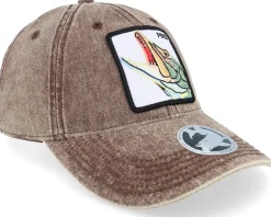 Dad Cap-Skillfish Pike Pro Fishing 382 Snow Washed Brown Dad Cap -
