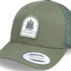 Trucker-Wild Spirit Pine Logo Patch Olive Trucker -