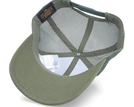 Trucker-Wild Spirit Pine Logo Patch Olive Trucker -