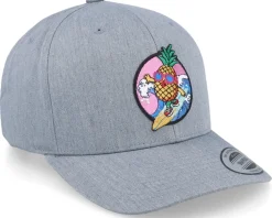 Kids-Kiddo Cap Pineapple Surfer Summer Grey Adjustable -