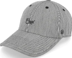 Sale Coal Pines Pinstripe White/Black Dad Cap -