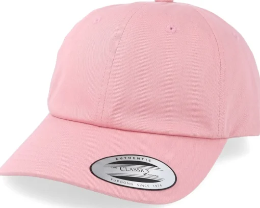 New Yupoong Pink Dad Cap -
