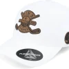 Best Pins & Stripes Engraved Logo White Delta Flexfit -
