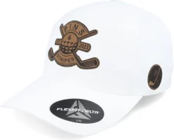 Best Pins & Stripes Engraved Logo White Delta Flexfit -