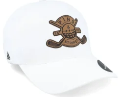 Best Pins & Stripes Engraved Logo White Delta Flexfit -