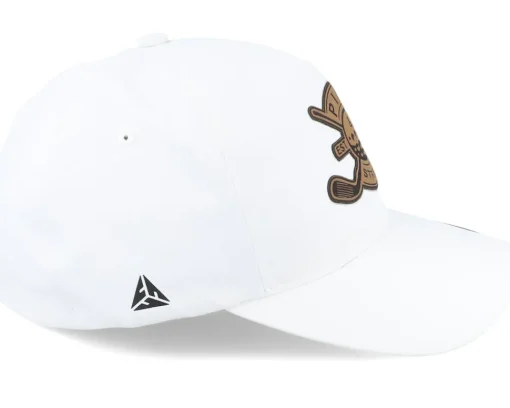 Best Pins & Stripes Engraved Logo White Delta Flexfit -