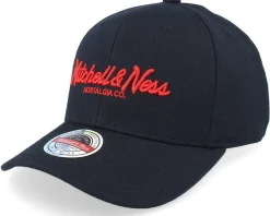 Adjustable-Mitchell & Ness Pinscript /Purple Adjustable - Black
