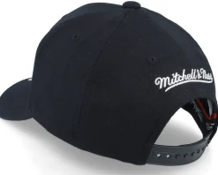 Adjustable-Mitchell & Ness Pinscript /White Adjustable - Black