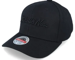Adjustable-Mitchell & Ness Pinscript /White Adjustable - Black