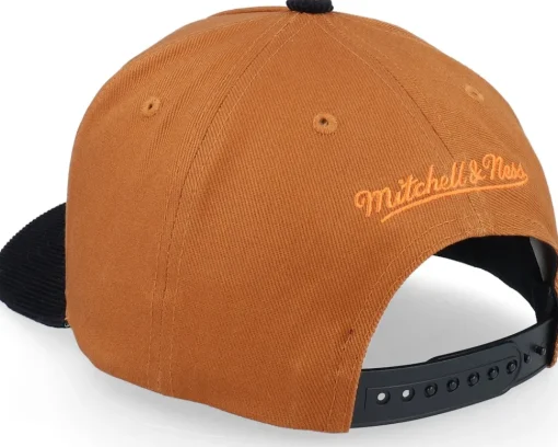 Adjustable-Mitchell & Ness Pinscript Nostalgia Pro Crown Orange/Black A-Frame Adjustable -