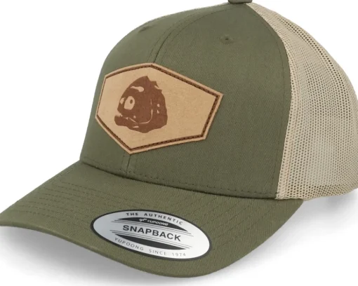 Trucker-Skillfish Piranha Skull Patch Charcoal /White Trucker - Grey