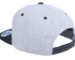 Sale Iconic Pirate Logo Heather Grey/Black Snapback -