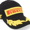 Outlet Formula One Pirelli Logo F1 Podium Black Adjustable -