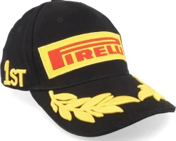 Outlet Formula One Pirelli Logo F1 Podium Black Adjustable -