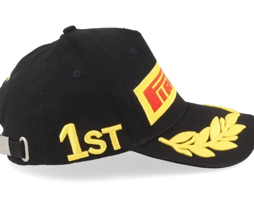 Outlet Formula One Pirelli Logo F1 Podium Black Adjustable -