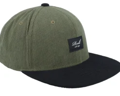 Snapback-Reell Pitchout Cap Moss /Black Corduroy Snapback - Green