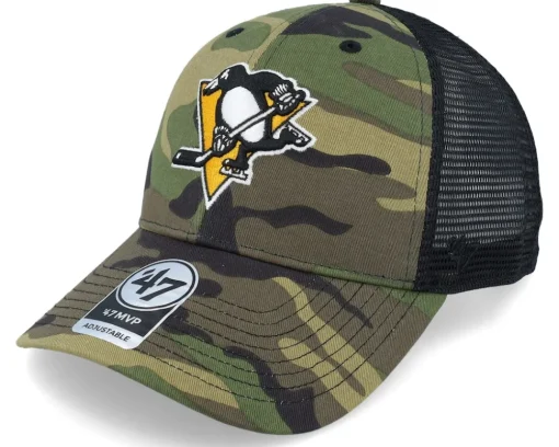 Trucker-47 Brand Pittsburgh Penguins 47 Mvp Camo/Black Trucker -