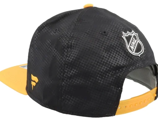 Snapback-Fanatics Pittsburgh Penguins Authentic Pro Game&Train /Gold Snapback - Black