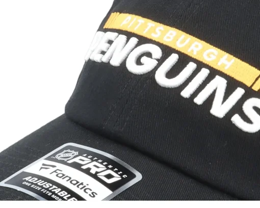 Discount Fanatics Pittsburgh Penguins Authentic Pro Game&Train Dad Cap - Black