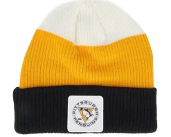 Cuff Beanies-Fanatics Pittsburgh Penguins Showboat Black/Gold/Natural Cuff - Yellow, Black