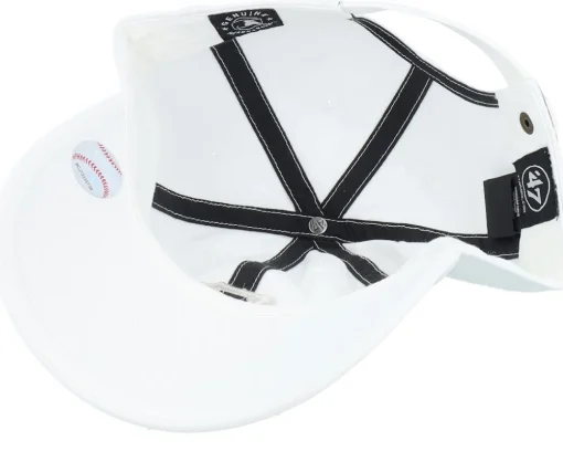 Dad Cap-47 Brand Pittsburgh Pirates Clean Up White Dad Cap -