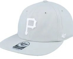 Snapback-47 Brand Pittsburgh Pirates Linscott Captain Rl Snapback - Grey